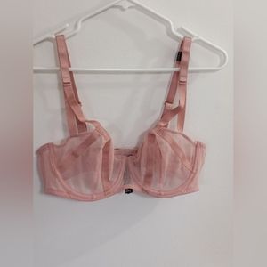 Victoria's secret very sexy unlined balconette bra pink 38b nwt